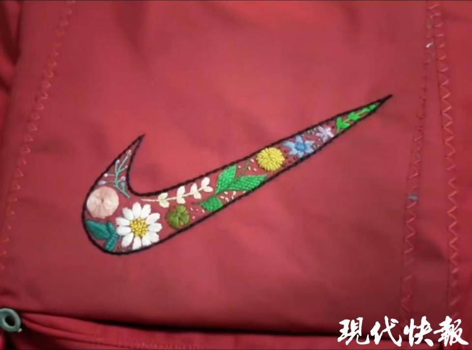 妈妈亲手缝的NIKE书包火了!品牌留言要送礼物,当事人:已经联系礼物还未寄到
